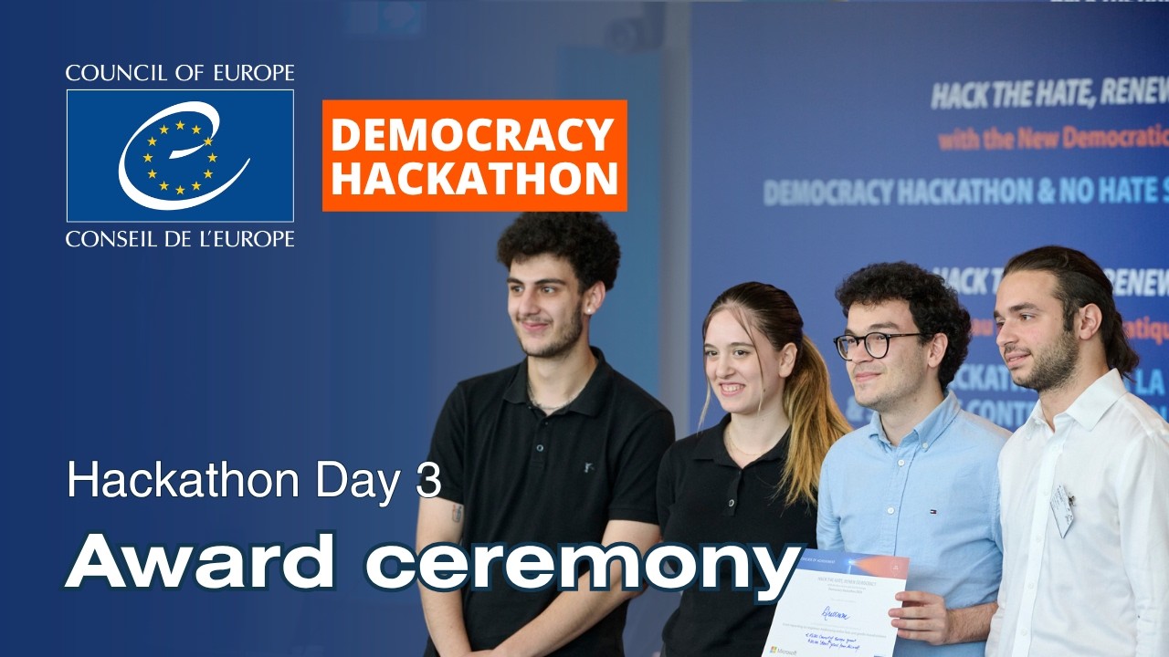 Democracy Hackathon closing ceremony - Awards & winner announcement