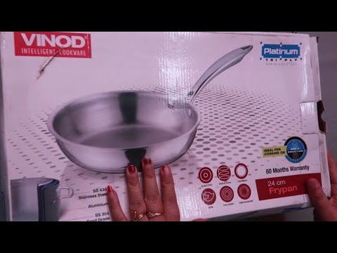 Vinod cookware frying pan review/stainless steel cookware un...