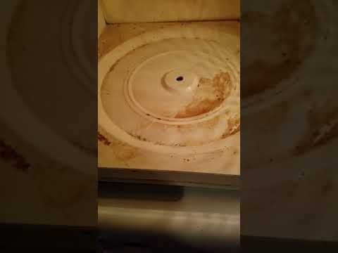 How to clean extremely dirty microwave