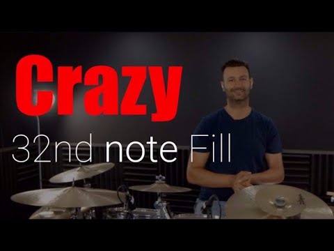 Crazy 32nd note drum fill that will impress -  Drum Lesson