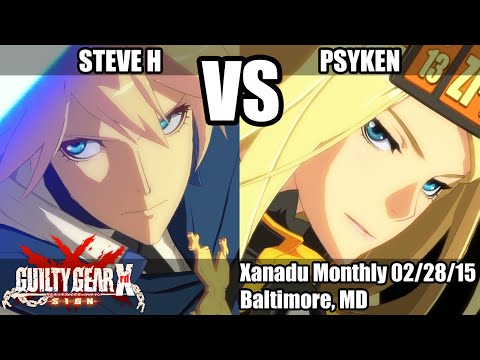 022815 - Steve H vs Psyken, GGXrd Xanadu Monthly, Baltimore MD