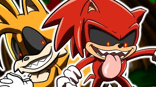 SONIC vs MIGHT EXE 😈| Historia Sonic exe TEMPORARY NIGHTMARE