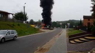 preview picture of video 'Pożar stacji w Bartniczce'
