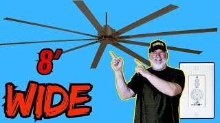 Go Big or Go Home! Mastering A 96” Ceiling Fan Installation
