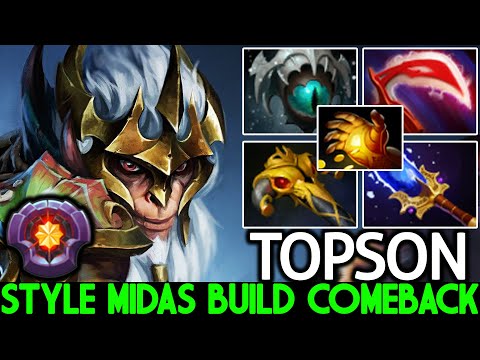 TOPSON [Monkey King] Bad Early Game Midas Build Comeback Dota 2