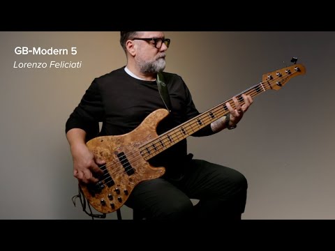 Cort GB-Modern 5 OPCG 5 String Electric Bass Poplar Burl Lightweight Bild 10