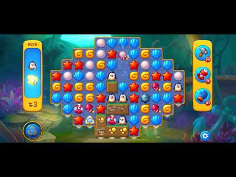 Fishdom level 9676 no boosters フィッシュダム ノーマル