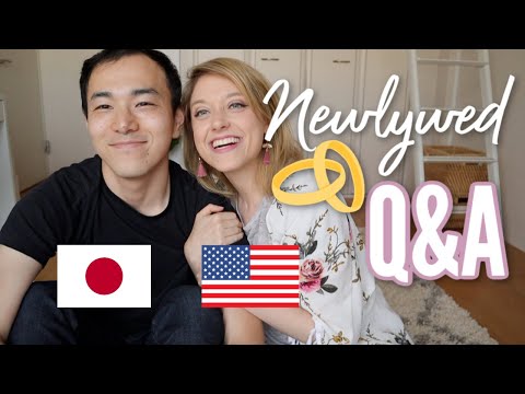 新婚國際夫婦問答：爭吵、文化習慣、未來的寶寶？?? (Newlywed International Couple Q&A: arguments, cultural habits, future babies?? ??)