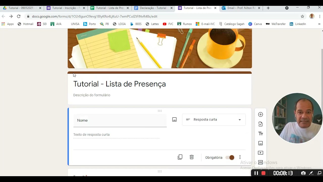 AUTOMATIZAÇÃO DE ENVIO DE CERTIFICADOS / DECLARAÇÕES PELO GOOGLE FORMS.
