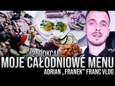 MOJE CAŁODNIOWE MENU! - [ Adrian "FRANEK" Franc vlog 5 ]