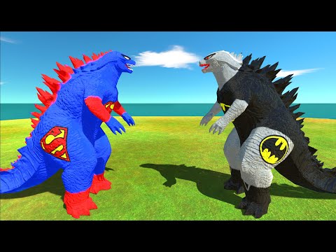Superman Godzilla 2014 VS Batman Godzilla 2014 - ARBS