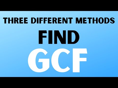 Find Greatest Common Factor -3 Simple Methods