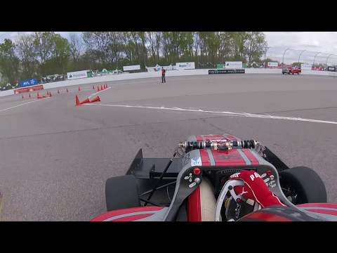 Two laps around the Formula SAE endurance circuit with Peter Bruce
