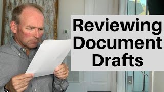 How To Review Drafts of Your Estate Planning Documents