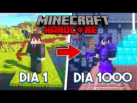 🔥 ELE SOBREVIVEU 1000 Dias no Minecraft Hardcore