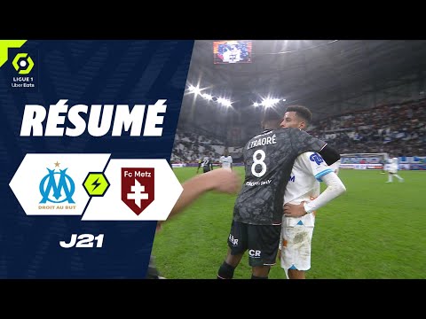 Resumen de Olympique Marseille vs Metz Jornada 21