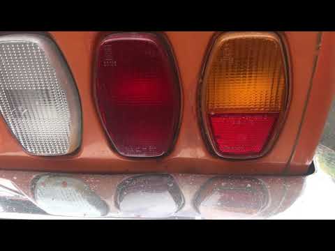 1976 orange Fiat 128 3p 1100 walkaround  PFE 425P