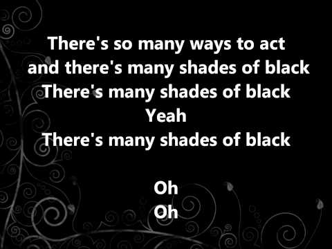 Adele - Many shades of black lyrics