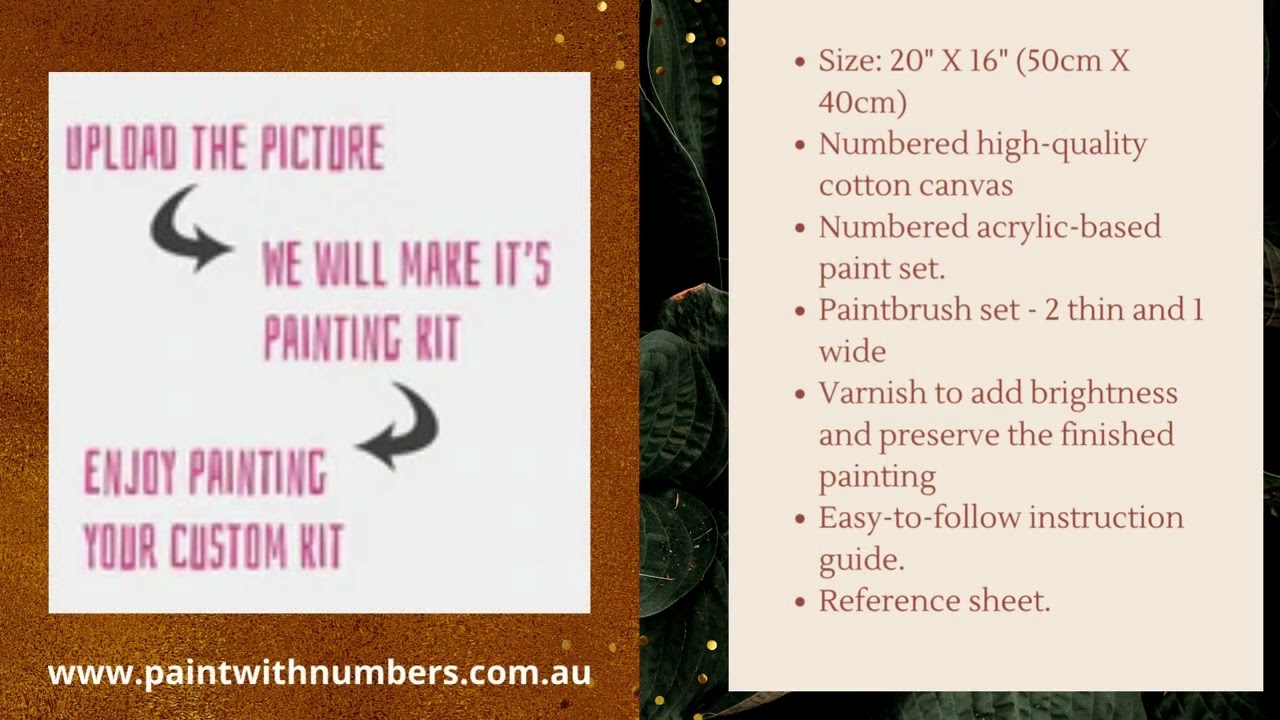 LET’S DIVE INTO THE WORLD OF CREATIVITY – CUSTOM PAINT BY NUMBERS AUSTRALIA