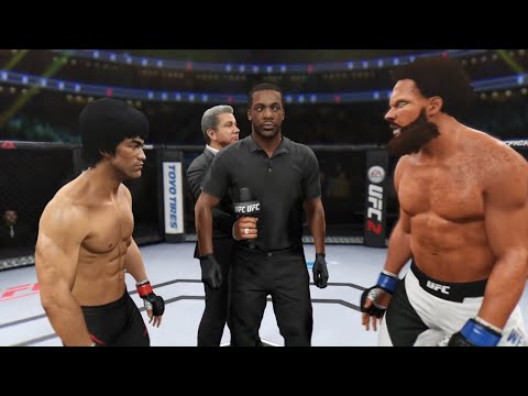Bruce Lee vs. Old Werewolf - EA Sports UFC 2 - Crazy UFC 👊🤪