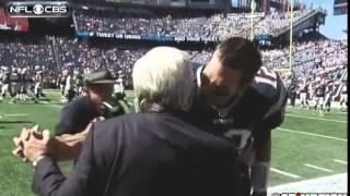 Tom Brady and Robert Kraft Share A Tender Kiss