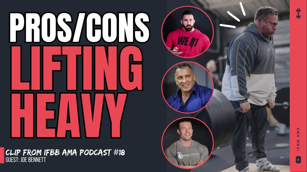 Is Jordan Peters lifting too heavy? | IFBB AMA Podcast Clip ft. Joe Bennett "The Hypertrophy Coach"