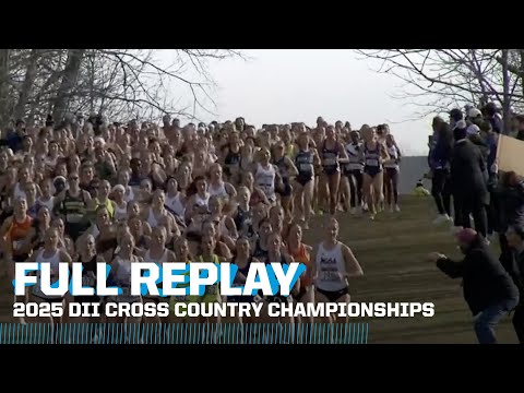 2025 NCAA DII men's and women's cross country championships | FULL RACE