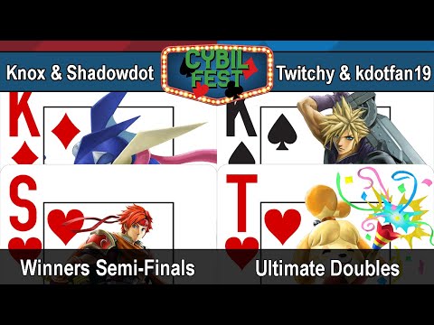 Cybilfest 3 Ultimate Doubles (Winners Semis) - Knox & Shadowdot vs Twitchy & kdotfan19