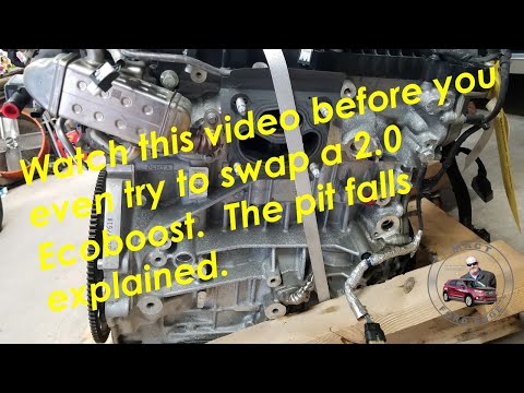Watch this video before you even try to swap a 2.0 Ecoboost The pit falls explained. #Ecoboost