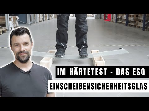 Einscheibensicherheitsglas (ESG) im Härtetest | Selbstexperiment