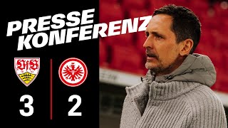 "Extrem ärgerlich" I Pressekonferenz nach VfB Stuttgart - Eintracht Frankfurt