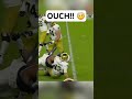 Notre Dame QB Riley Leonard exits game after taking big hit 🏈 #shorts