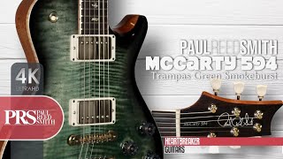 Video thumbnail for PRS Single Cut McCarty 594 Trampas Green Smokeburst by Heartbreaker Guitars