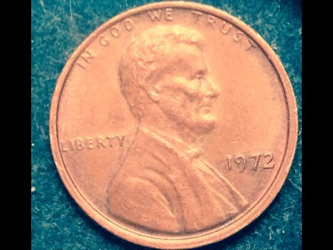1972 Penny With Double Rim Error (Modern Penny With Many Errors)