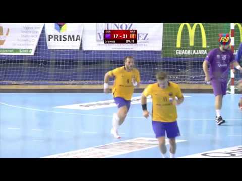 [HIGHLIGHTS] HANDBALL (Asobal): BM Guadalajara-FC Barcelona Lassa (25-34)
