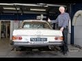 Op de rollenbank: Mercedes 280 S