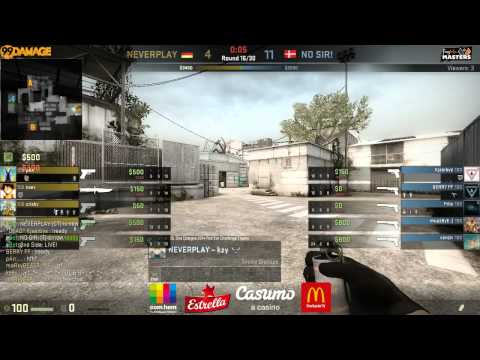 NO SIR! vs. NeverPlay | Halbfinale, Fragbite Masters 3 Qualifier #1 | (de_cache) Map 2