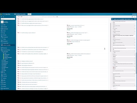 Polarion Shorts - Multilevel Traceability Table Widget