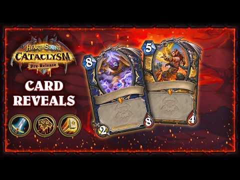 NEW Warrior, Paladin & Shaman cards with Zeddy & Friends | CATACLYSM | Hearthstone