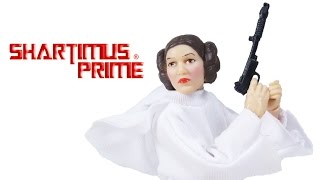 Star Wars Black Series Princess Leia A New Hope Episode IV Carrie Fisher Action Figure Toy Review