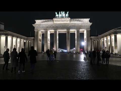 Brandenburger Tor Berlin at night