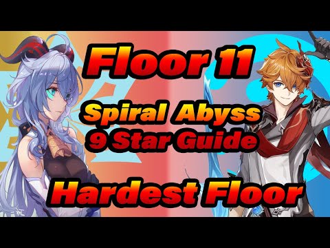 FLOOR 11 SPIRAL ABYSS GUIDE EASY 9 STARS - Genshin Impact