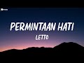 Letto Permintaan Hati Lirik