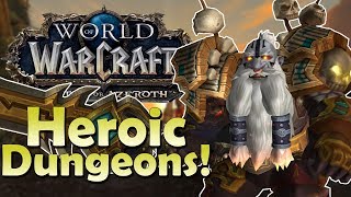Dark Iron Dwarf Gameplay | Heroic Dungeons! Gearing for Mythic - Battle for Azeroth Beta thumbnail