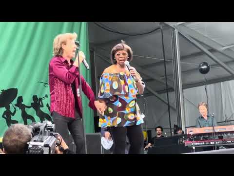 Time is on My Side with Irma Thomas The Rolling Stones 2024 JazzFest Thursday May 2nd shot close