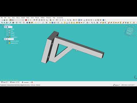 #freecad simulasi FEM