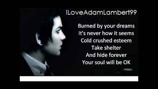 Adam Lambert - Soaked With Lyrics