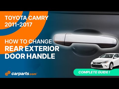 How to replace the Rear Exterior Door Handle 2011-2017 Toyota Camry 🚗