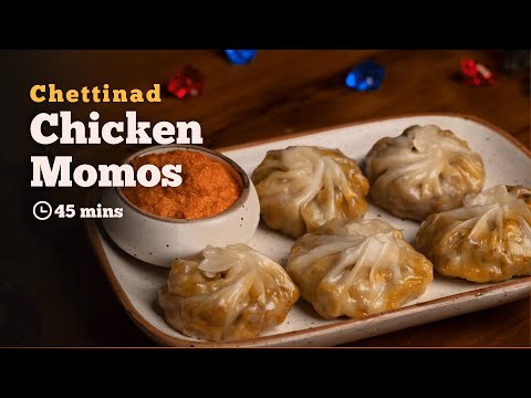 Chettinad Chicken Momos Recipe | Momos with a South Indian twist | Cookd