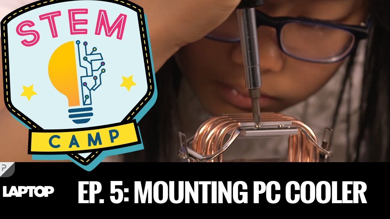 STEM CAMP: Installing/Mounting PC Cooler - YouTube